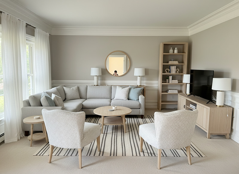 Scandinavian Style Living Room Transformation Scandinavian Style Living Room Transformation