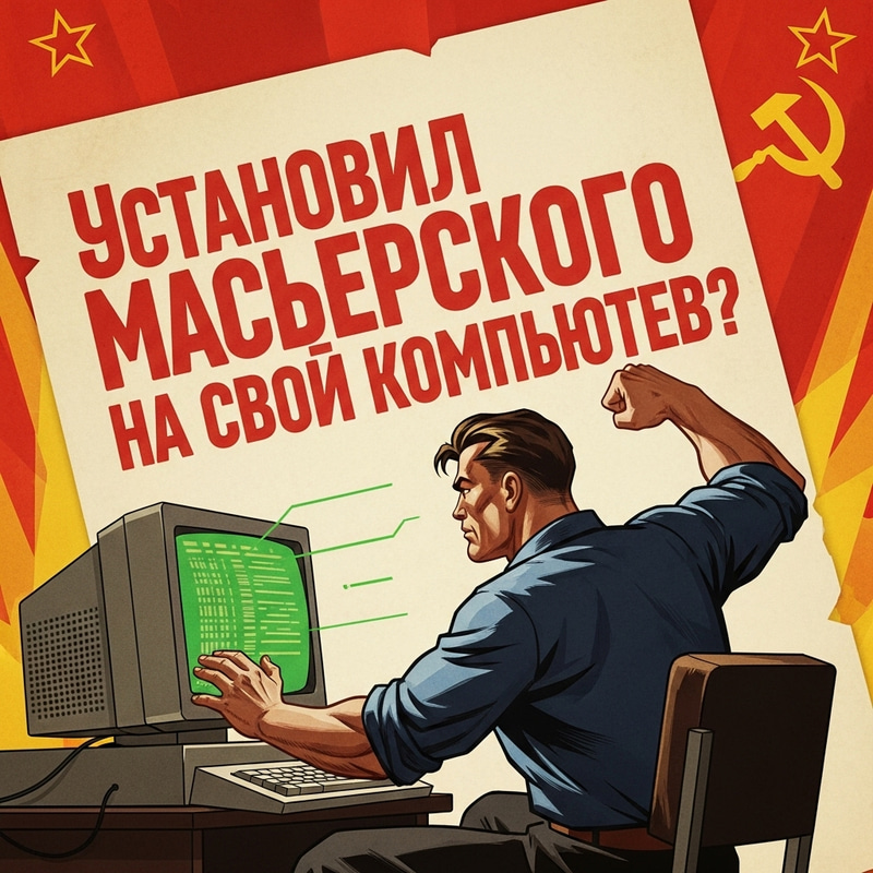 Kaspersky Installation Awareness - USSR Style Banner Kaspersky Installation Awareness - USSR Style Banner