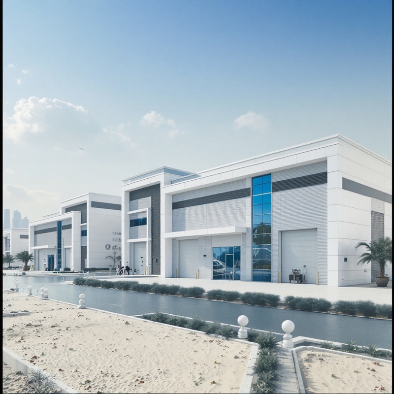 Dubai Industrial Complex Near the Sea Dubai Industrial Complex Near the Sea