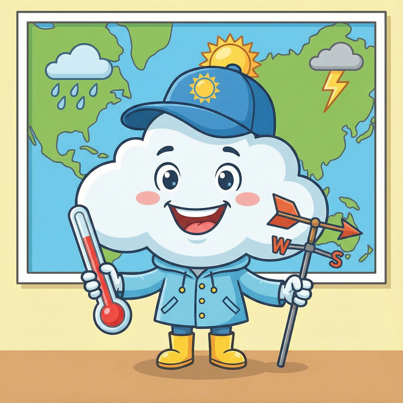 Meteo Weather Mascot: Your Weather Companion Meteo Weather Mascot: Your Weather Companion