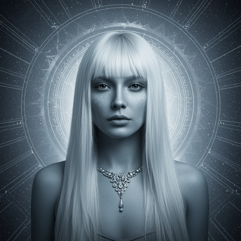 Futuristic Pleiades Woman Portrait Futuristic Pleiades Woman Portrait