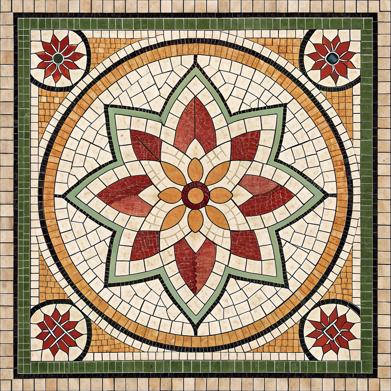 Intricate Square Mosaic Design Ideas Intricate Square Mosaic Design Ideas