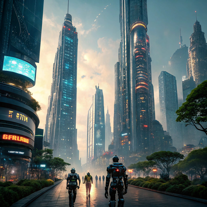 Futuristic Civilization: 400,000 Years in the Future