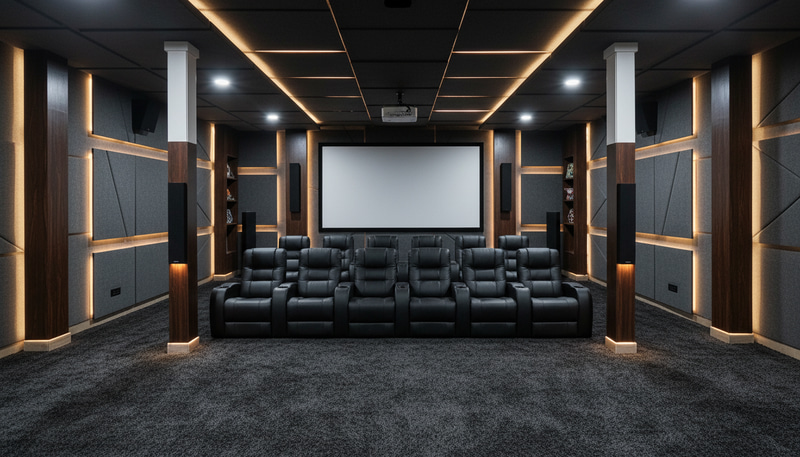 Modern Home Theater Interior Design Ideas