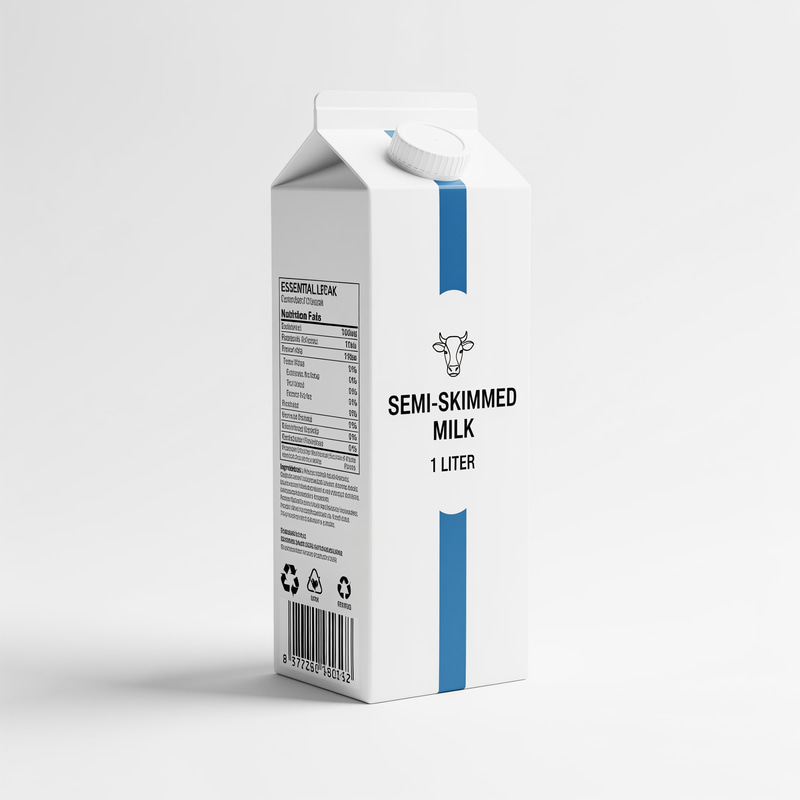 Minimalist Tetra Pak Milk Carton Design Minimalist Tetra Pak Milk Carton Design