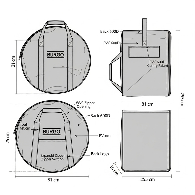 Circular Bicycle Wheel Bag Pattern Design Circular Bicycle Wheel Bag Pattern Design