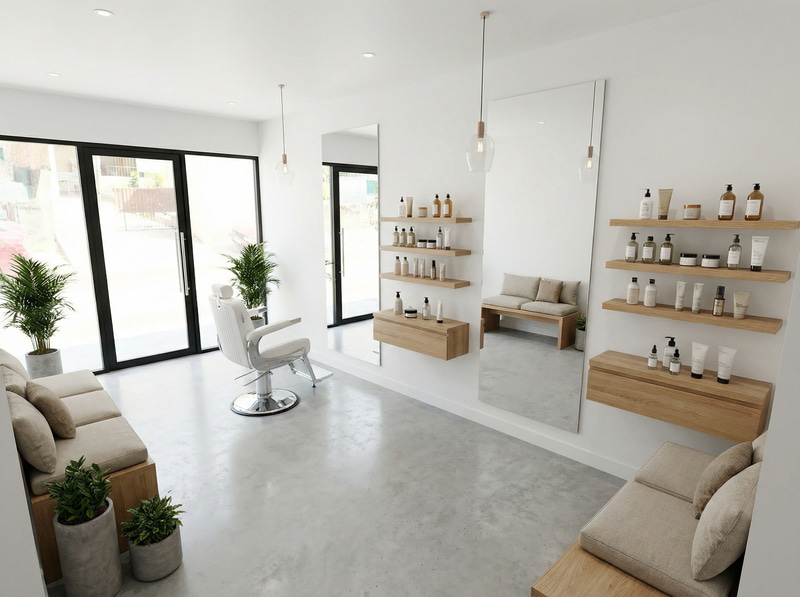 Modern & Sophisticated Beauty Salon Design Ideas