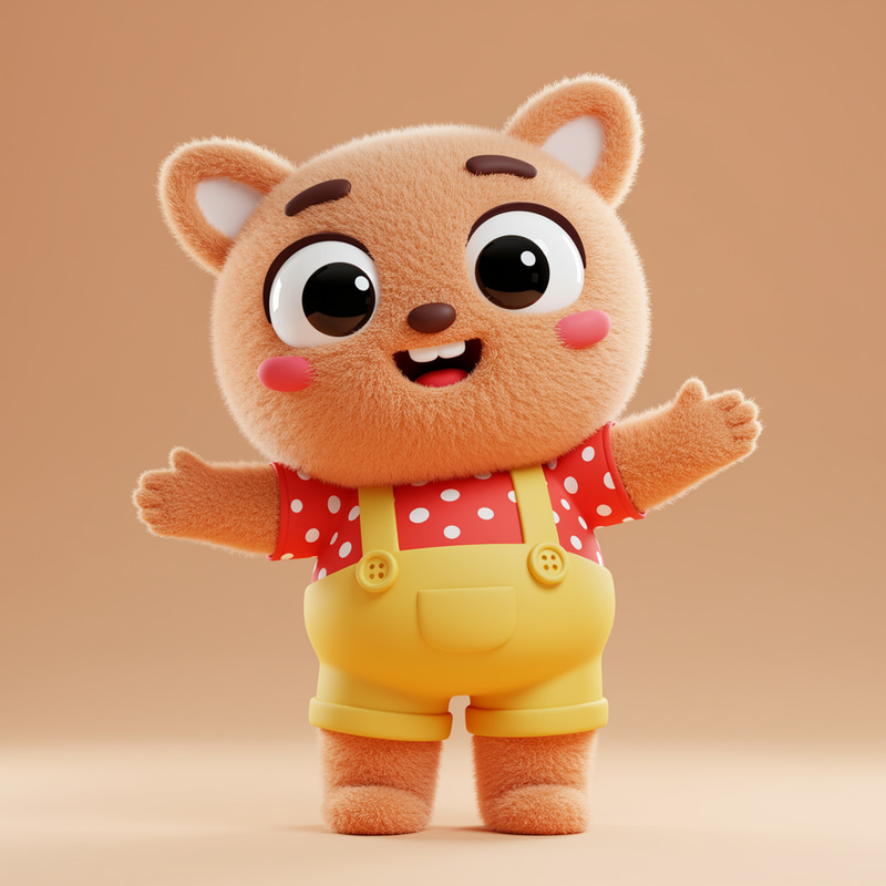 Cute Happy Mascot - Joyful Branding