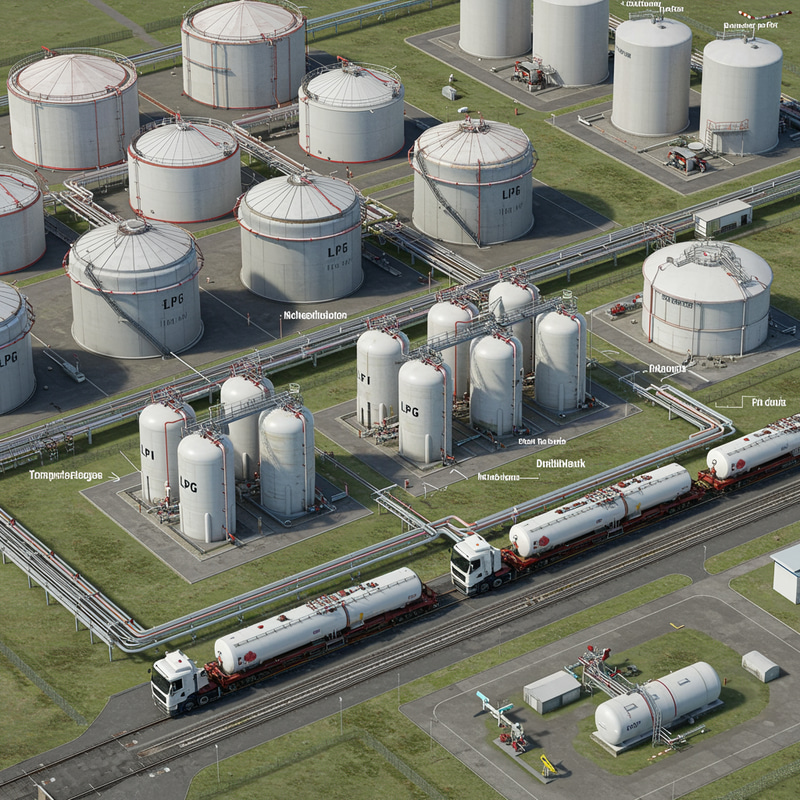 LPG Bulk Plant: Storage, Transport & Distribution