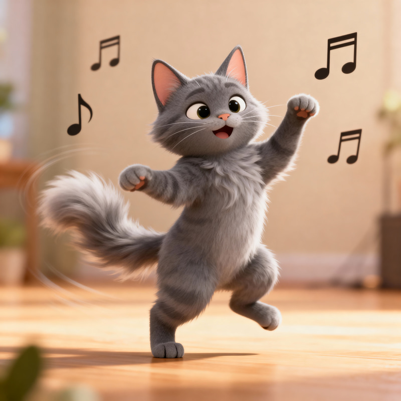 Dancing Cat: The Ultimate Feline Performance