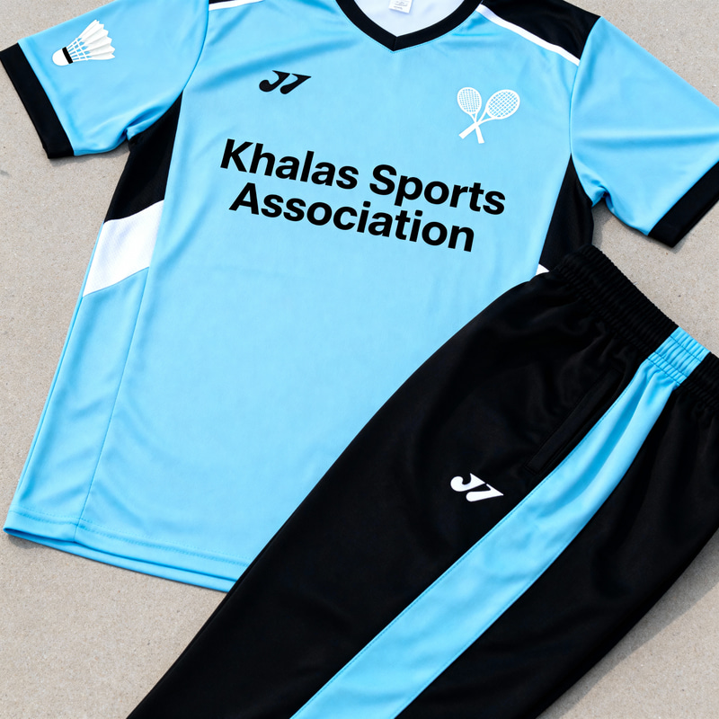 Khalas Sports Association Badminton Jersey Set Khalas Sports Association Badminton Jersey Set