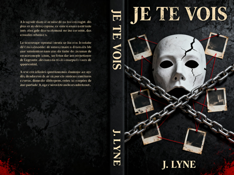 Je Te Vois: Dark Psychological Thriller Book Cover Je Te Vois: Dark Psychological Thriller Book Cover