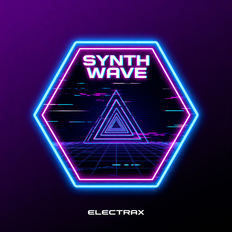 Hexagon Techno Music Track Cover Design