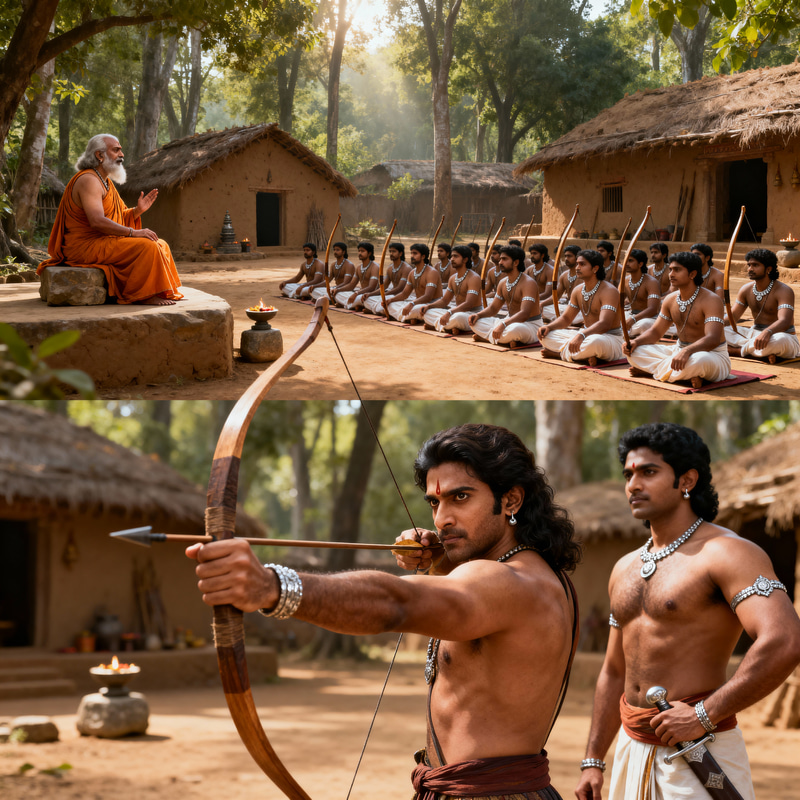 Epic Gurukul Scene of Ancient India Epic Gurukul Scene of Ancient India