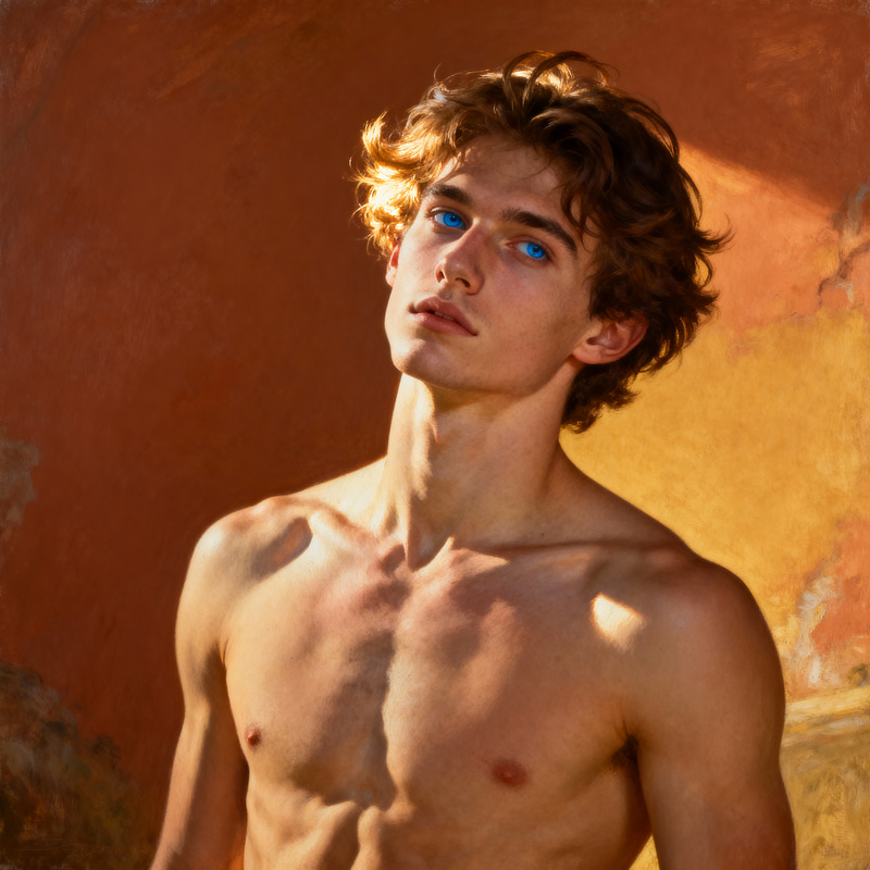 Dynamic Portrait of a Charismatic Young Model Dynamic Portrait of a Charismatic Young Model