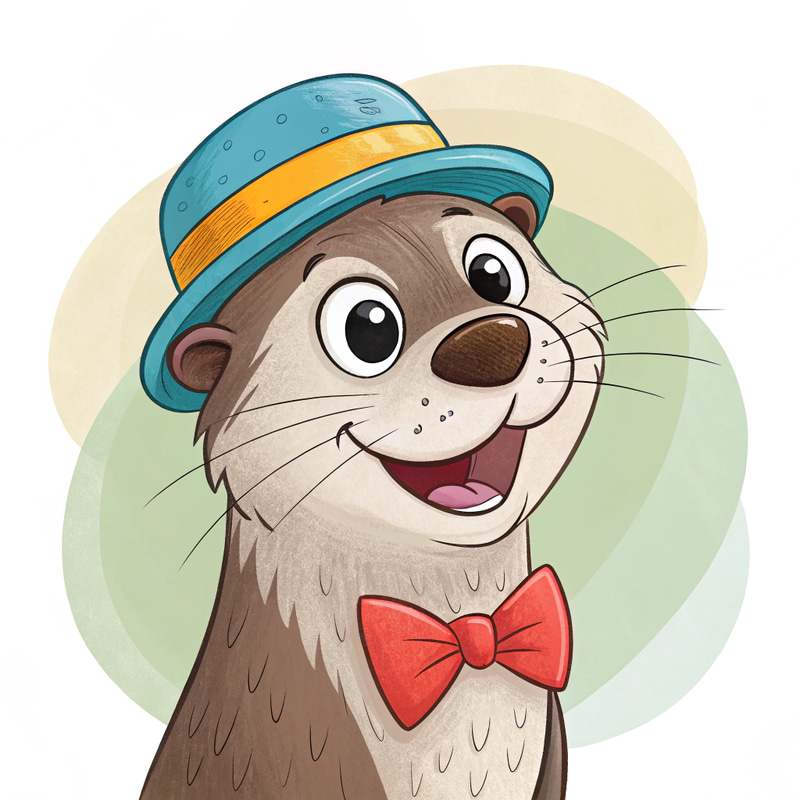 Charming Otter Mascot for Events and Branding Charming Otter Mascot for Events and Branding