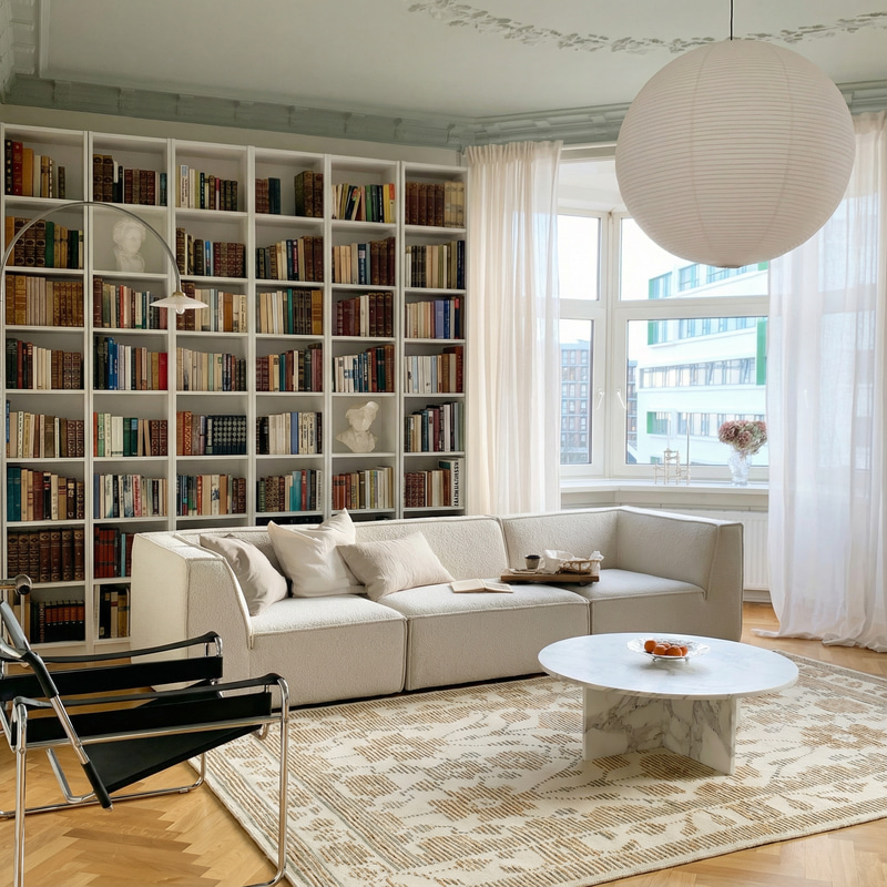 Hyper-Realistic Rug Replacement for Interiors