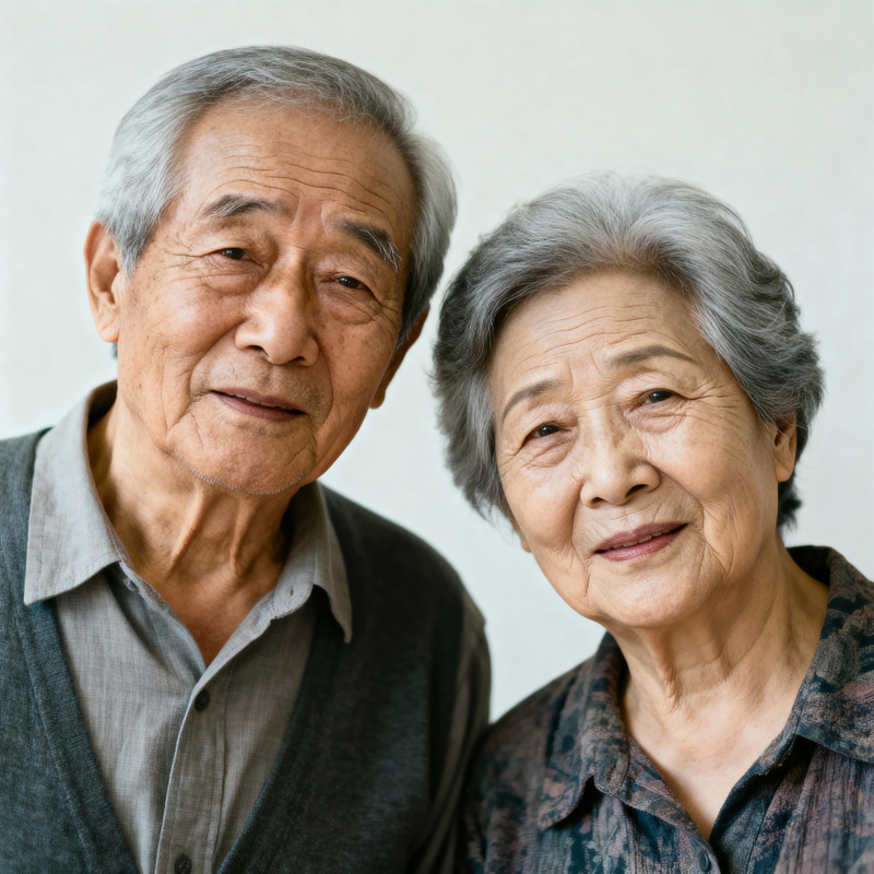 Transform Couple Images into Elderly Versions Transform Couple Images into Elderly Versions