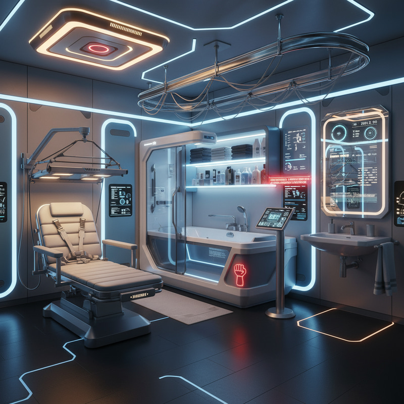 Advanced Care Bathroom for Disabled Individuals Advanced Care Bathroom for Disabled Individuals