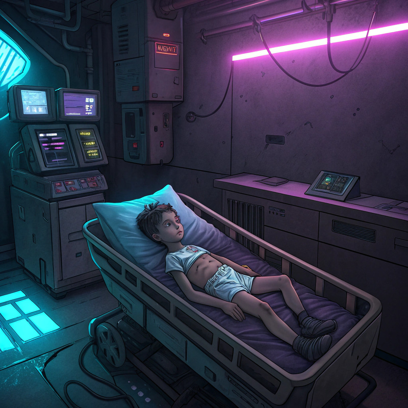 Cyberpunk: A 14-Year-Old's Struggle with Diapers Cyberpunk: A 14-Year-Old's Struggle with Diapers