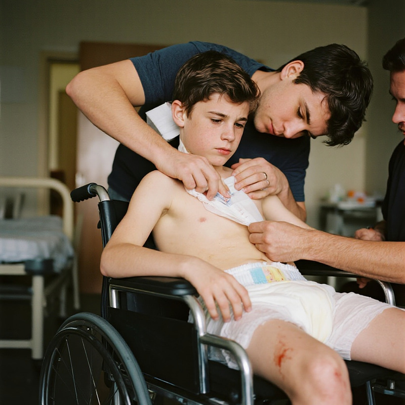 Teen Diaper Change: A Sensitive Moment