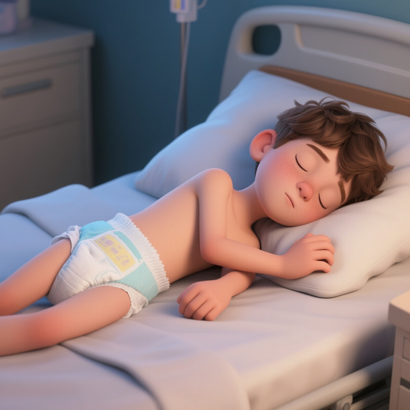 15-Year-Old Boy Sleeping in Pull-Ups