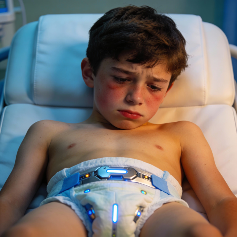 Teen's Embarrassment with AI Diaper Robot