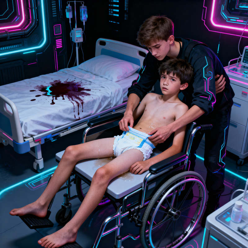 Cyberpunk Diaper Change Scenario | Family Care