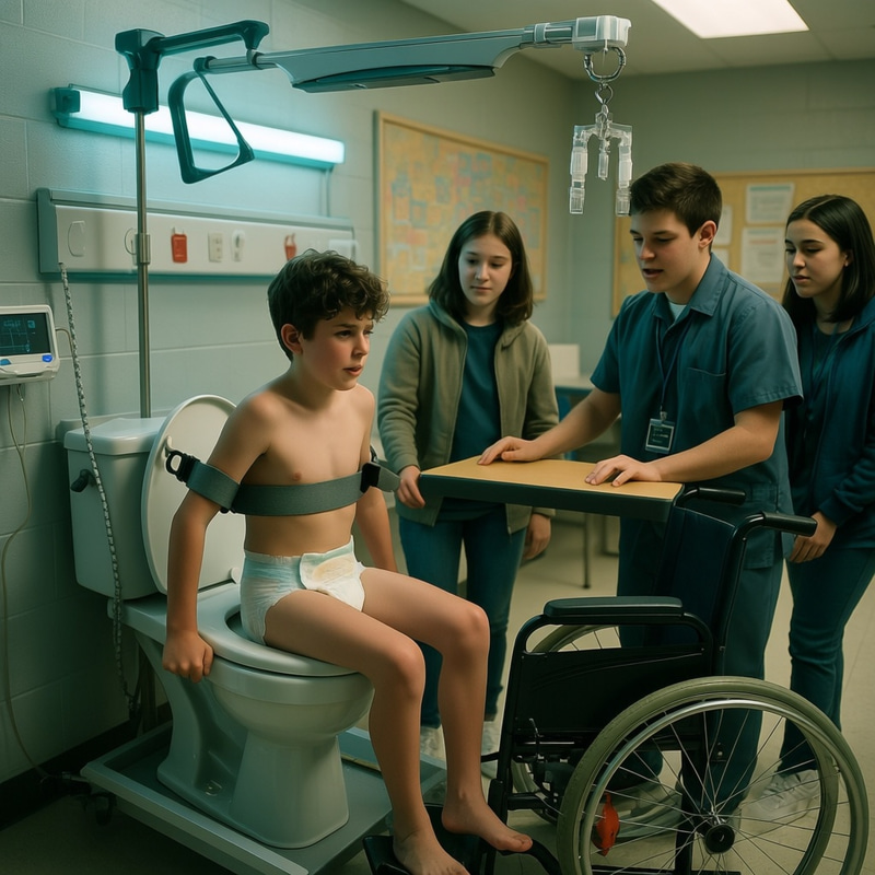 Cyberpunk: School Incident with Patient Lift Cyberpunk: School Incident with Patient Lift