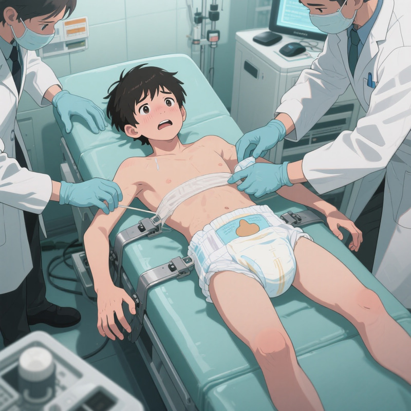 Teenage Boy in Unusual Examination Scenario | Mosaik Anime