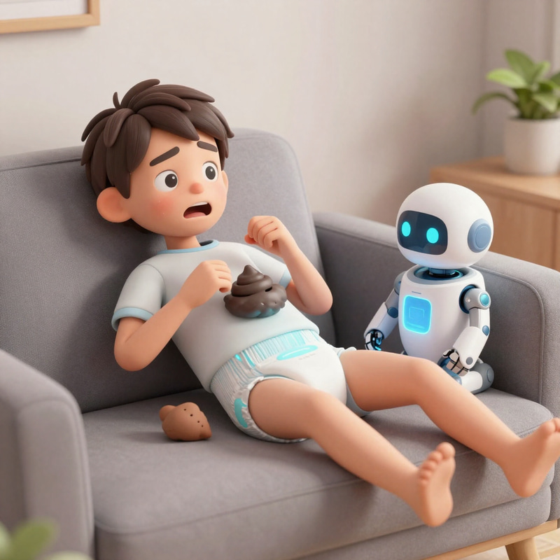 Discreet Robot Diaper Experience for Teens