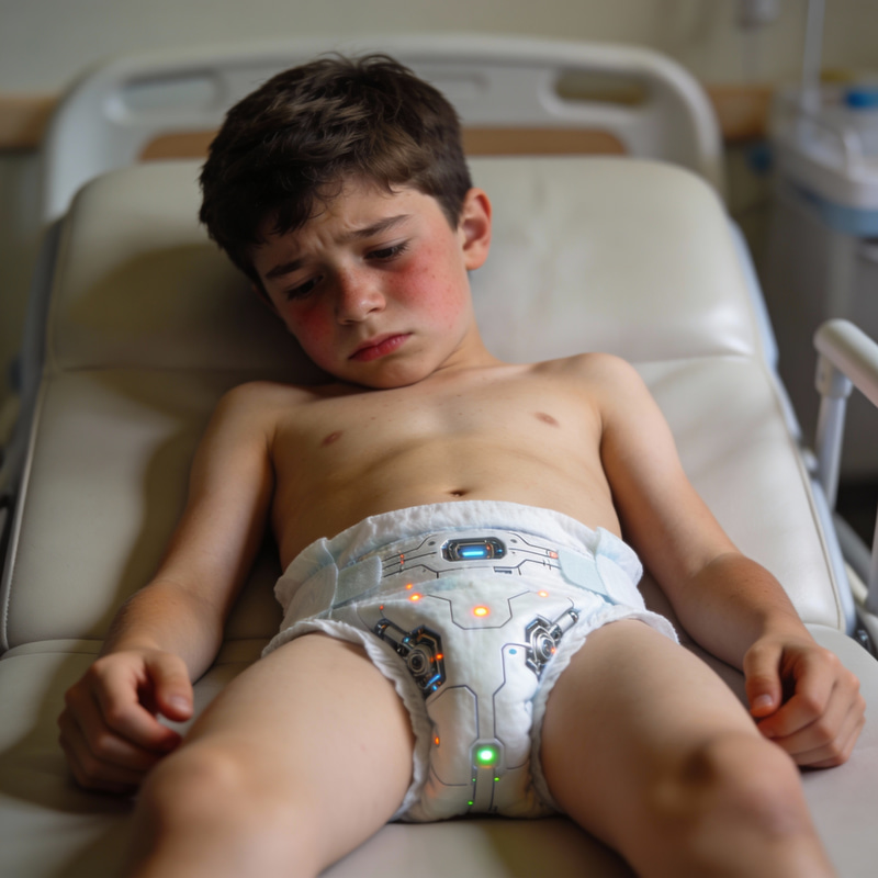 Teenager's Embarrassment with Robot-Powered Diaper Teenager's Embarrassment with Robot-Powered Diaper