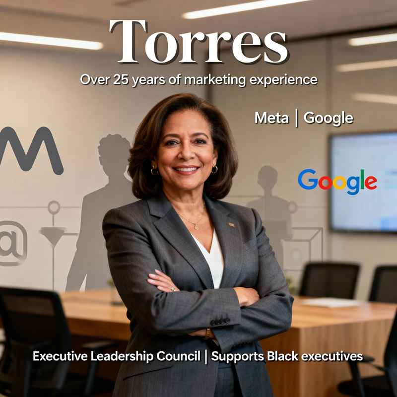 Marketing Leader Torres: 25 Years of Experience