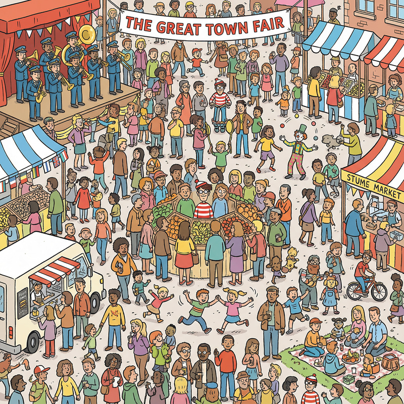 Find Waldo: Colorful Crowd Scene Adventure Find Waldo: Colorful Crowd Scene Adventure