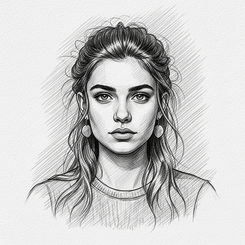 Hand Drawn Pencil Effect Photo Converter