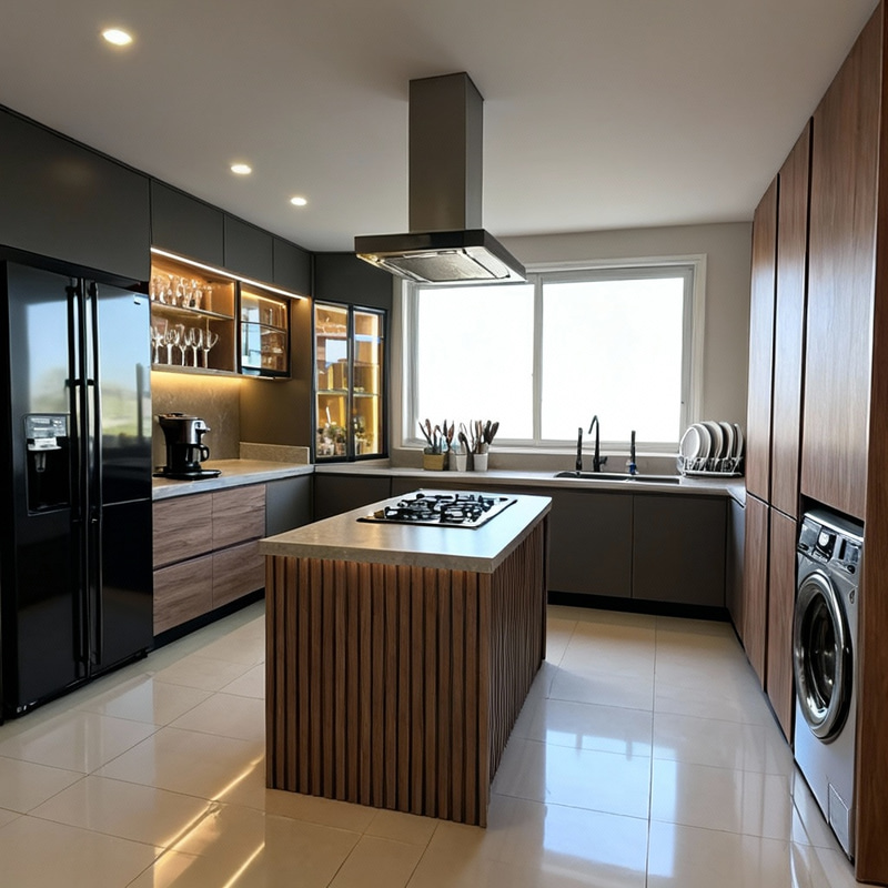 Stylish Corner Kitchen Design Ideas