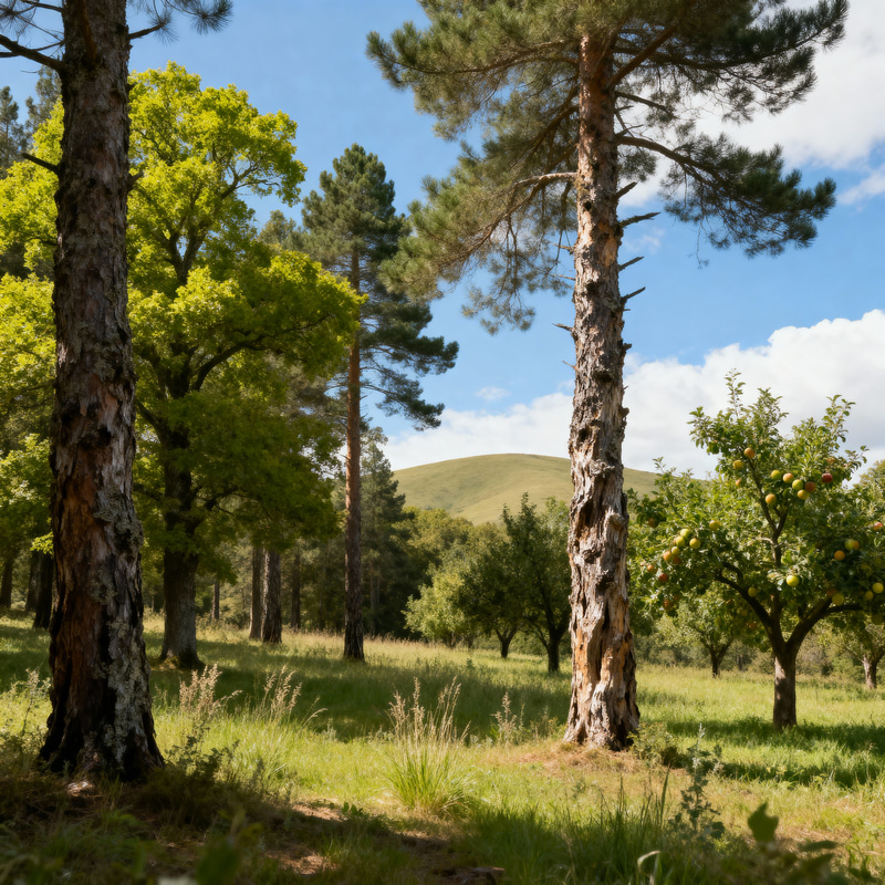 Scenic Landscape with Trees Scenic Landscape with Trees