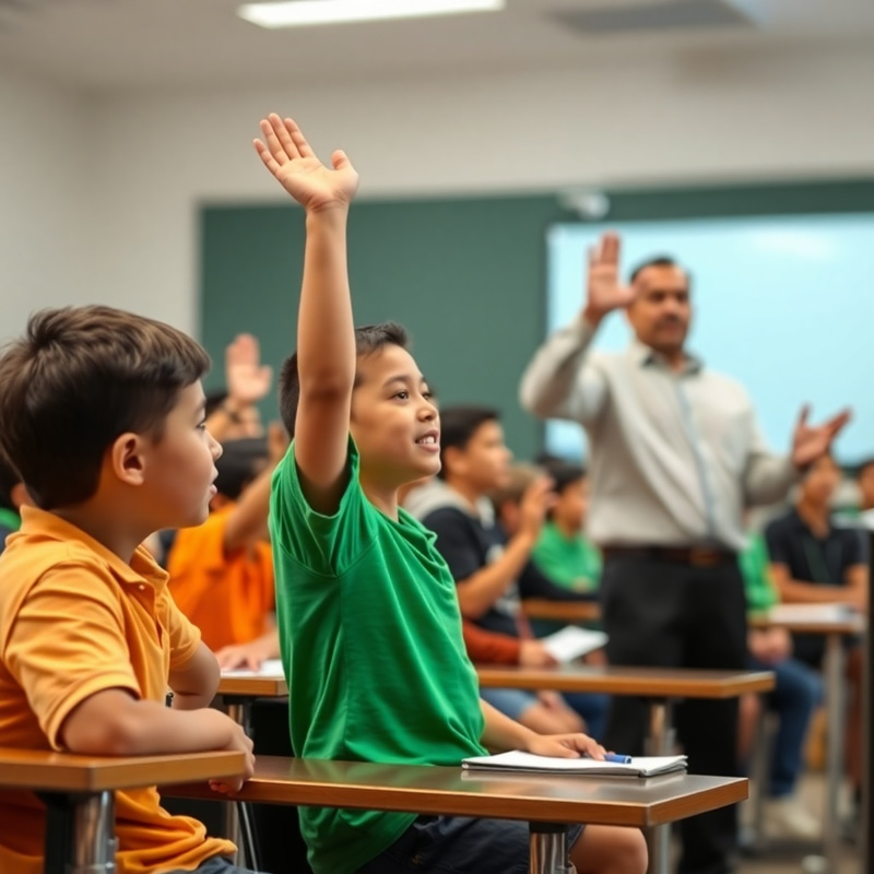 Engaged Students Actively Participating in Class Engaged Students Actively Participating in Class