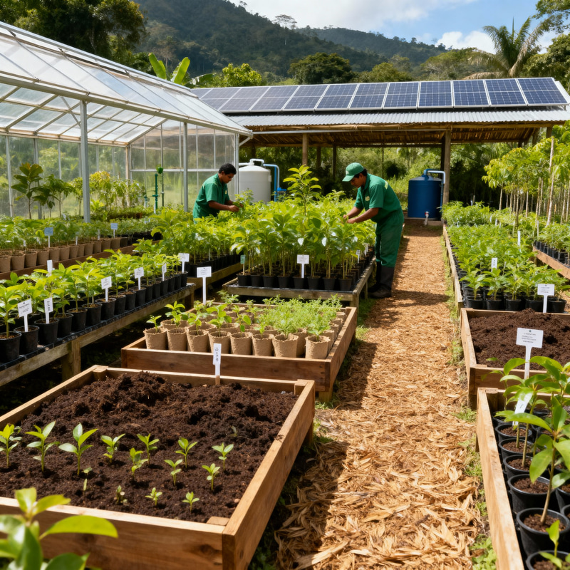 Eco-Friendly Forest Nursery in Caquetá