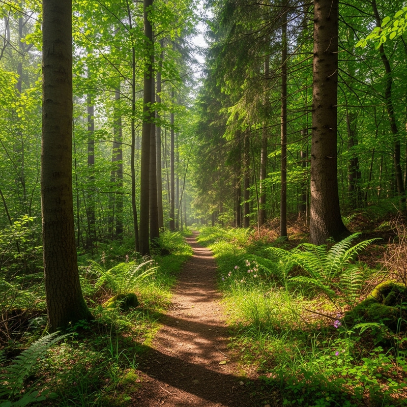 Scenic Forest Path: Explore Nature's Beauty Scenic Forest Path: Explore Nature's Beauty
