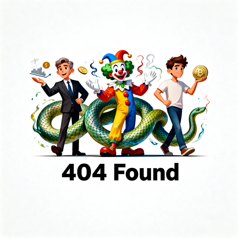 Dynamic Logo Design for 404 Found Memecoin
