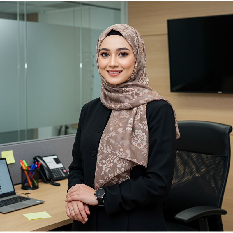 Stylish Office Portrait of a Professional Woman Stylish Office Portrait of a Professional Woman
