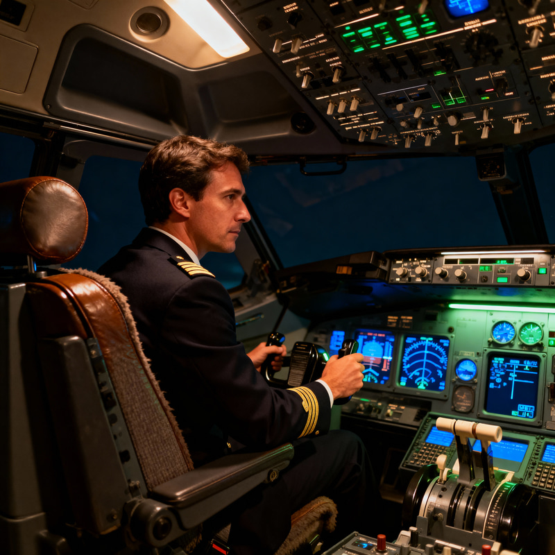 Captain in Cockpit: A Leader in Action