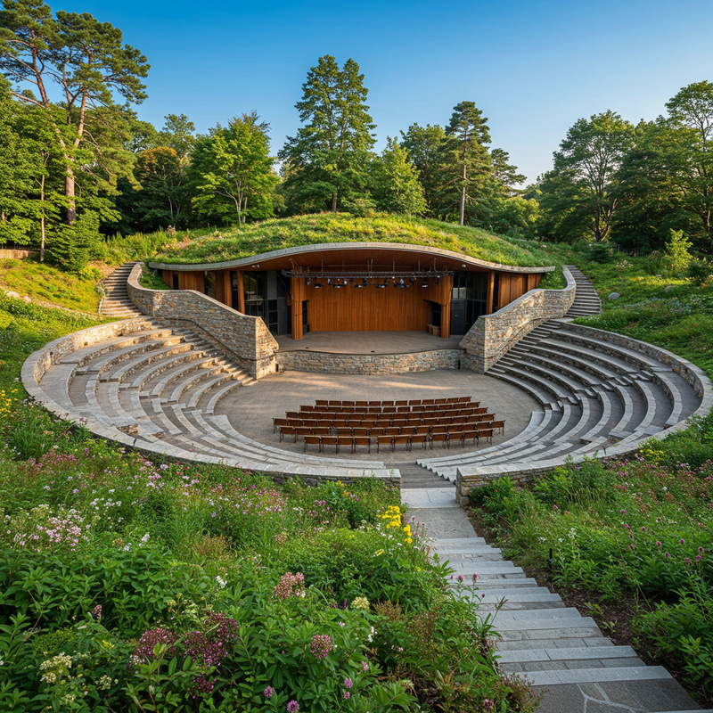 Organic Design of an Outdoor Theater Canopy Organic Design of an Outdoor Theater Canopy