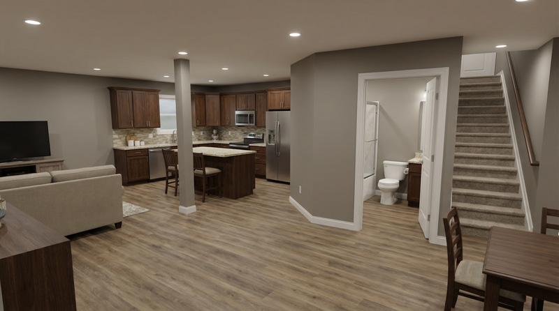 Finish Your Basement: Walls, Floors, Cabinets & More