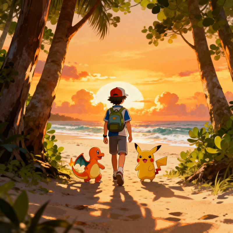 Pokémon Trainer Journey: Charmander & Pikachu Adventure