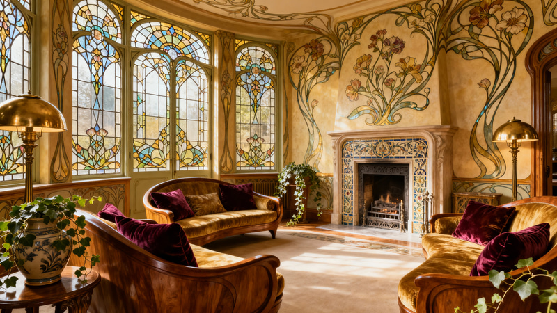 Stunning Art Nouveau Living Room Design Ideas Stunning Art Nouveau Living Room Design Ideas