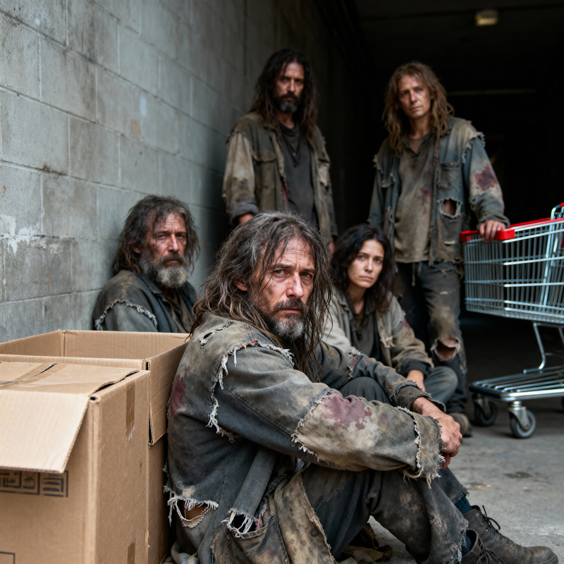 Create Realistic Homeless Character Images Create Realistic Homeless Character Images