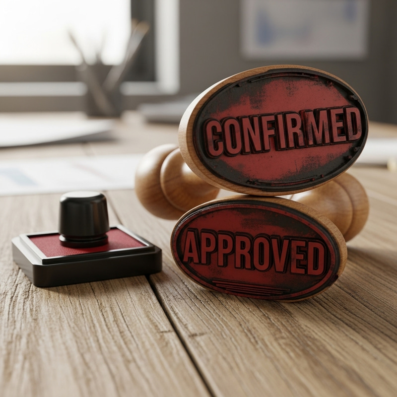 Confirmed Approval Notification Confirmed Approval Notification