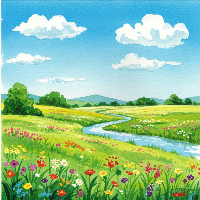 Stunning Watercolour Painting Artwork Stunning Watercolour Painting Artwork